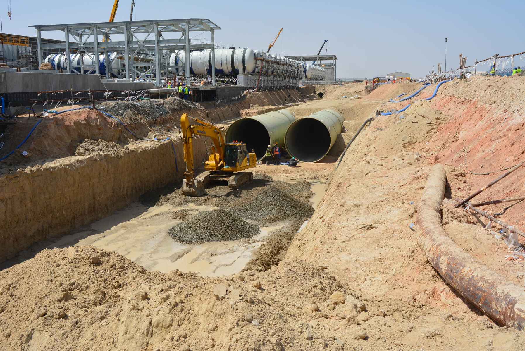 Sea Water Intake Pipe laying-min